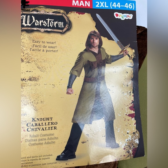 Mens Warstorm Knight Costume - Picture 3 of 4